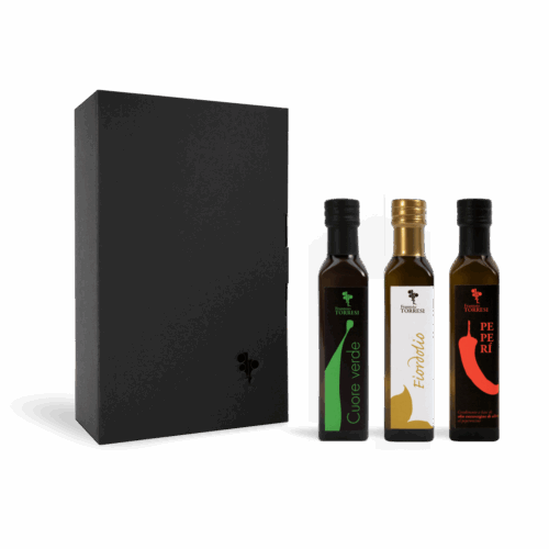 Confezione Tris Degustazione 250 ml – Cuoreverde, Fiordolio e Peperì