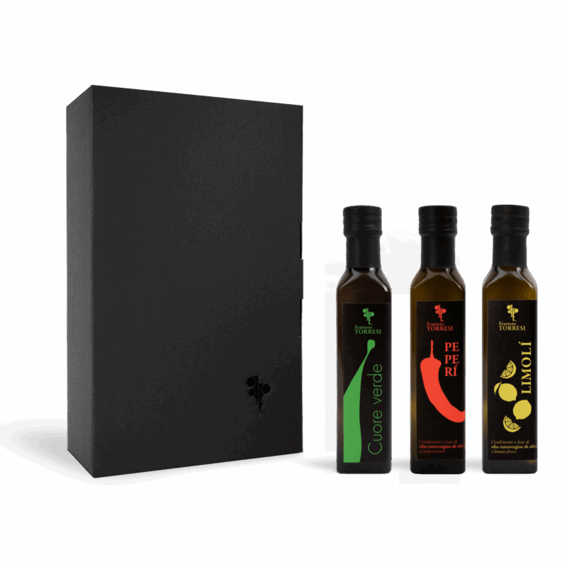 Confezione Tris Degustazione 250 ml – Cuoreverde, Limolì e Peperì